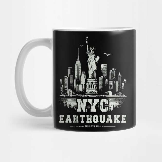 I Survived The NYC Earthquake // Vintage New York Design by Trendsdk